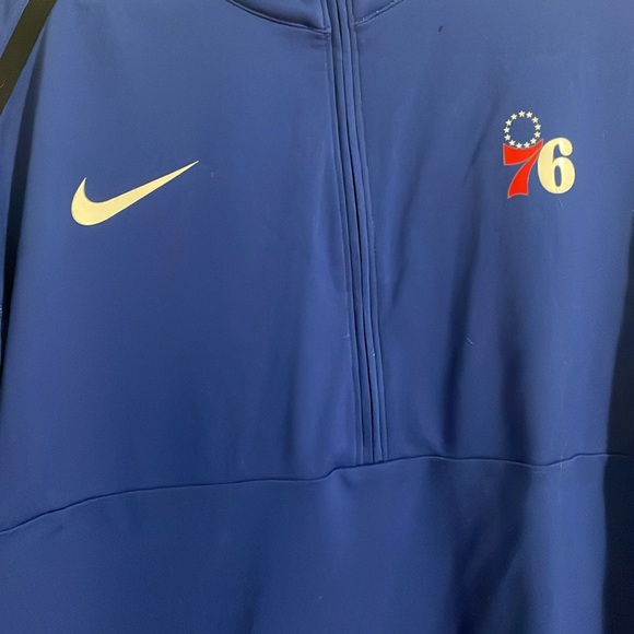 Philadelphia 76ers Peeformance Half Zip Top - Picture 2 of 4